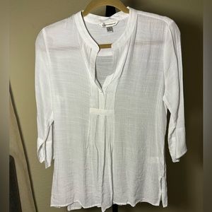 (NWOT) Linen Top Size:Small  Color:White
